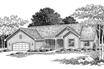 House Plan Front of Home 051D-0033