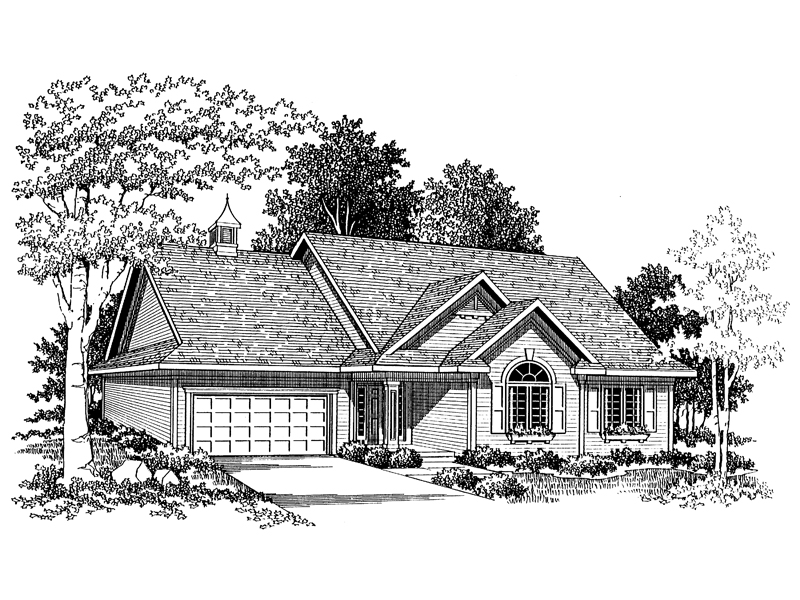 Elmcreek Narrow Lot Home Plan 051D-0052 - Search House Plans and More