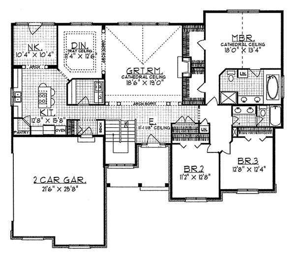 Excelsior Park Country Home Plan 051D0057 House Plans