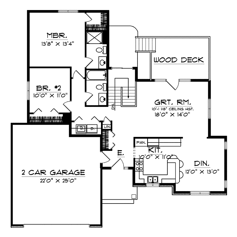 Bansbach Traditional Ranch Home Plan 051D-0083 - Search House Plans and ...