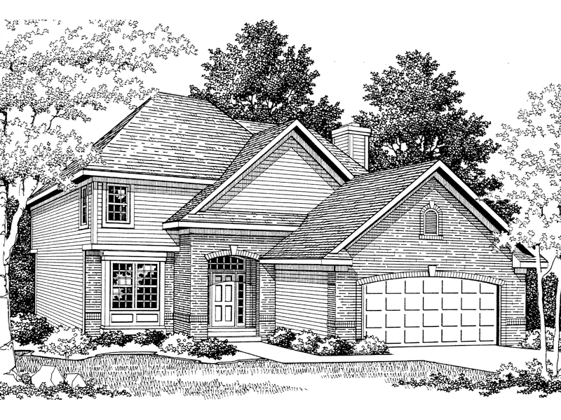 Demetrius Hill Traditional Home Plan 051D-0170 - Search House Plans and ...