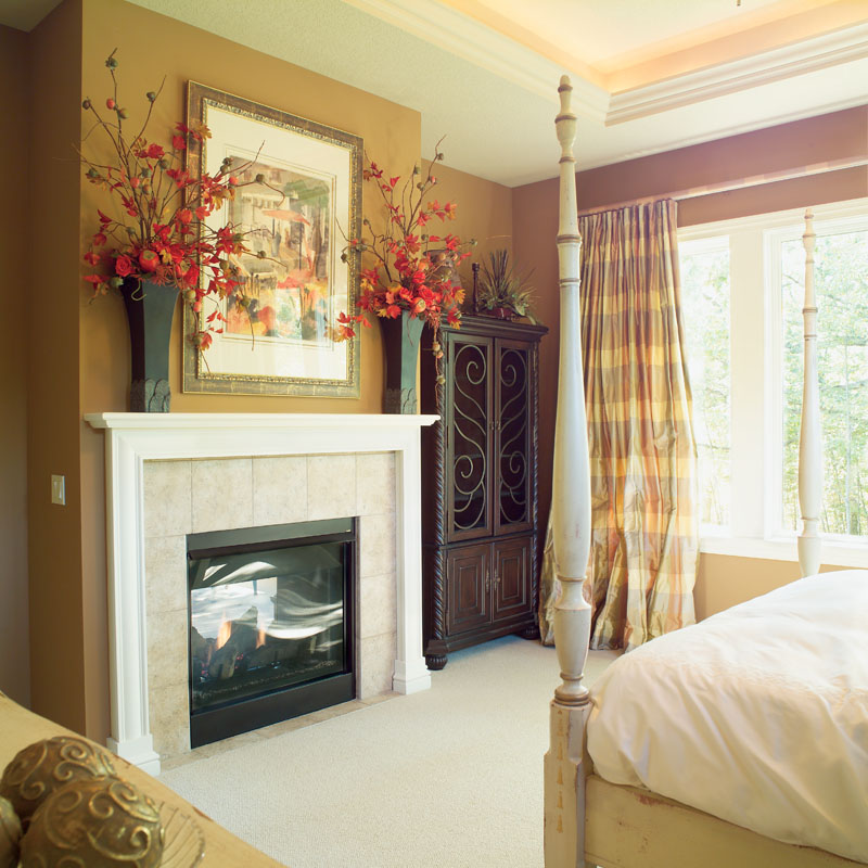 Tudor House Plan Master Bedroom Photo 02 - Parkridge European Home 051D-0188 - Shop House Plans and More