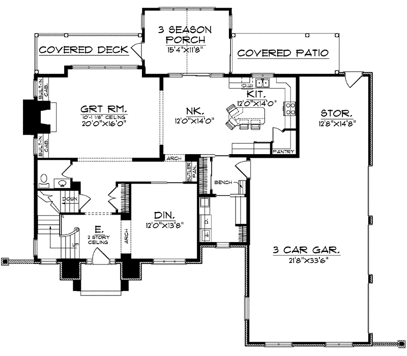 Rio Silva Rustic Home Plan 051D-0199 - Shop House Plans and More