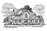 House Plan Front of Home 051D-0212