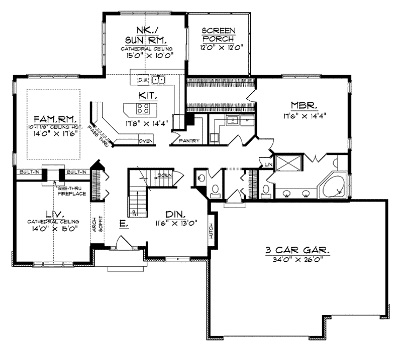 Northaire Traditional Home Plan 051d 0246 House Plans And More