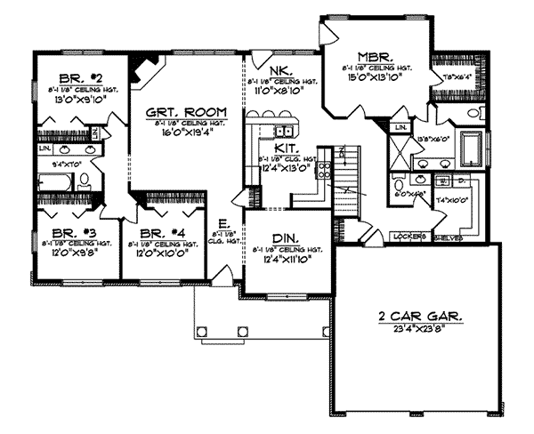 Chanel Traditional Ranch Home Plan 051D-0253 | House Plans and More