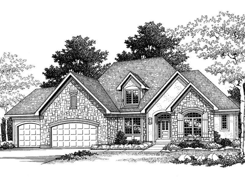 Viburnum European Home Plan 051D-0257 - Shop House Plans and More