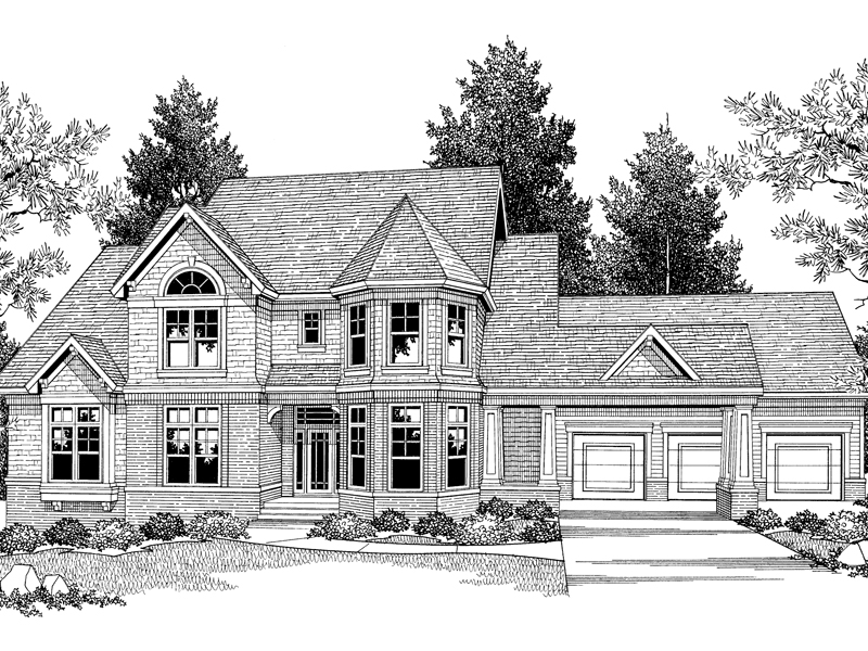 Lander Shingle Style Home Plan 051D-0258 - Shop House Plans and More