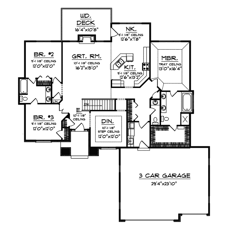 Hickory Hedge European Home Plan 051D-0302 - Search House Plans and More