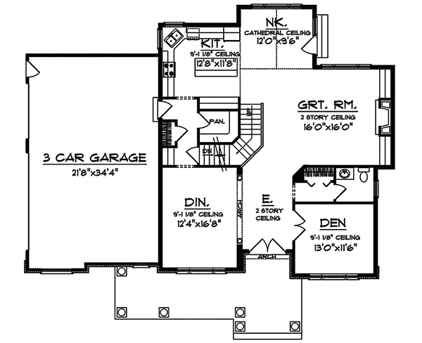 Jasmine Hill Prairie Style Home Plan 051D-0313 | House Plans and More