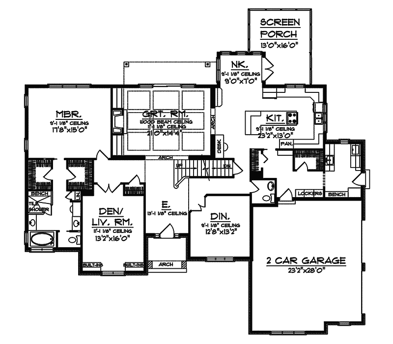 Duck Hill European Home Plan 051D-0320 - Search House Plans and More