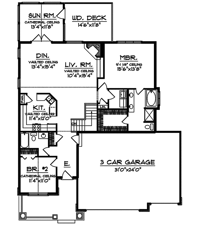 Birkemeier Craftsman Home Plan 051d-0333 - Search House Plans And More