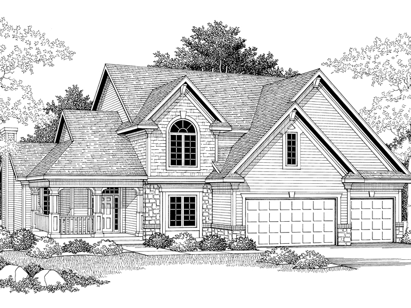 Dunham Traditional Home Plan 051D-0340 - Search House Plans and More