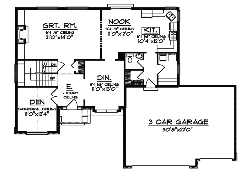 Grandview Heights Craftsman Home Plan 051D-0342 - Search House Plans ...