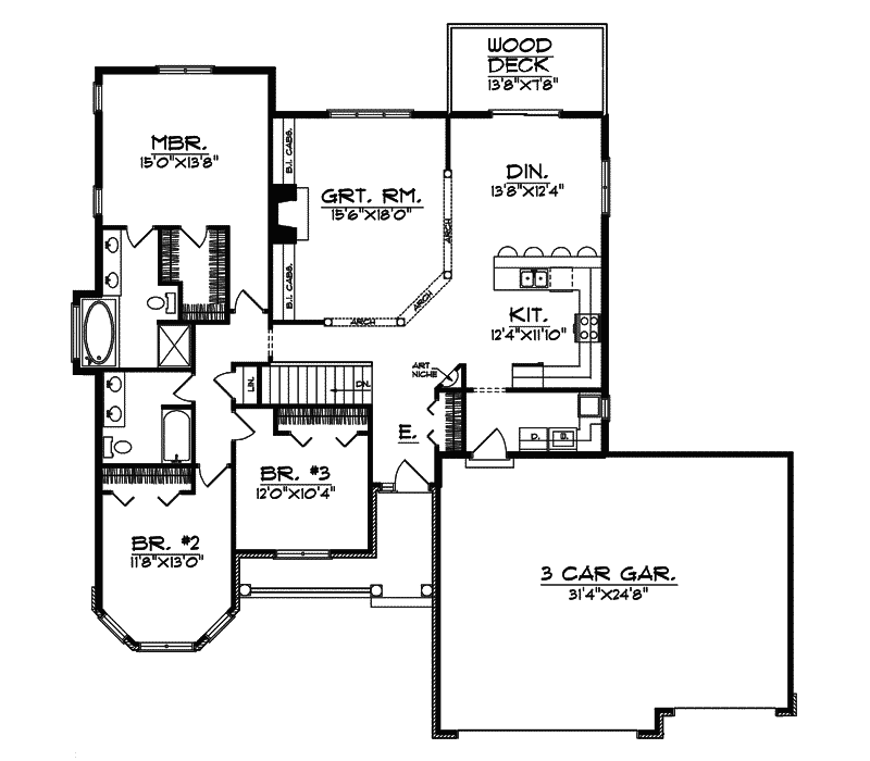 Chillingham Ranch Home Plan 051D-0360 - Search House Plans and More