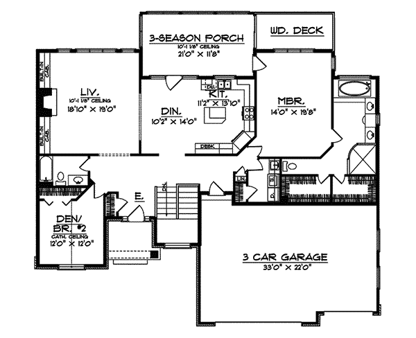 Montebello Mill Ranch Home Plan 051D-0368 | House Plans and More