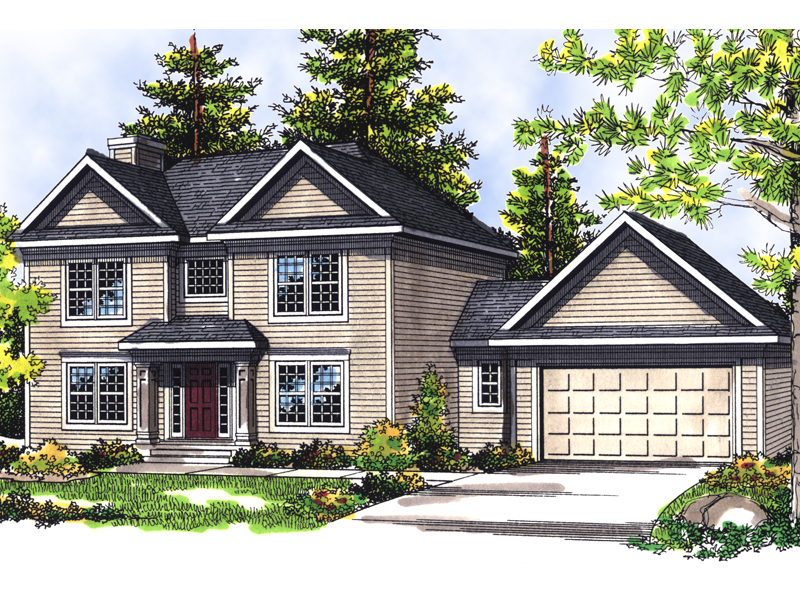 Wapella Colonial Home Plan 051D-0379 - Shop House Plans and More