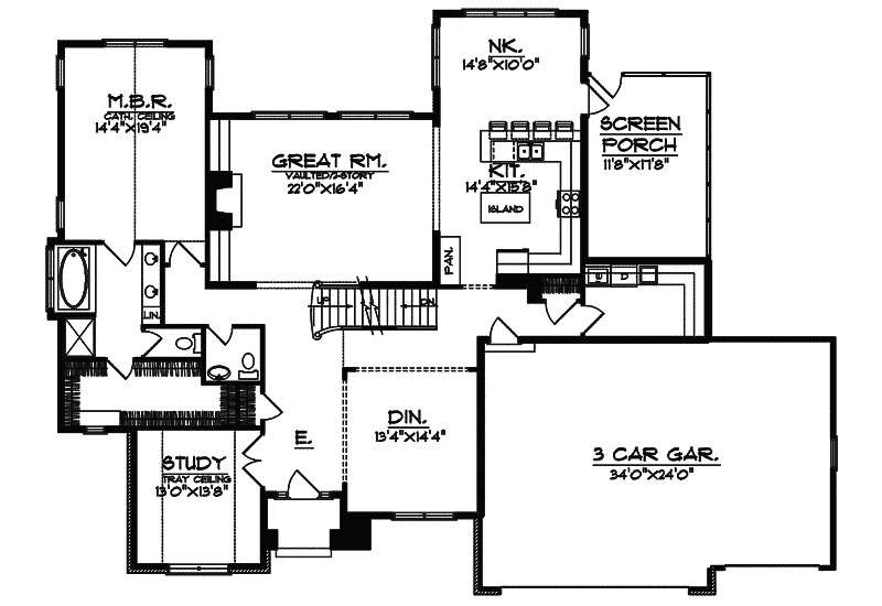 Birkenhead Luxury Home Plan 051D-0398 - Search House Plans and More