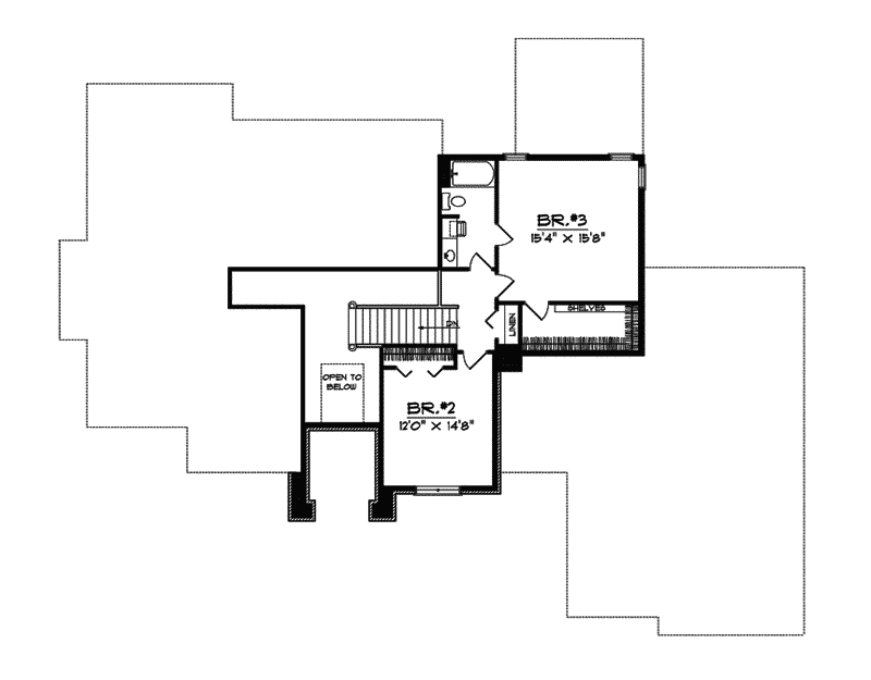 Schubert Heights Brick Home Plan 051D0429 House Plans