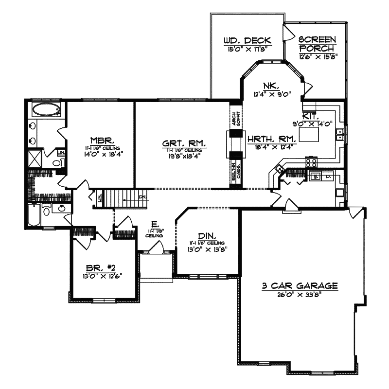 Grays Creek Traditional Home Plan 051D-0443 - Search House Plans and More