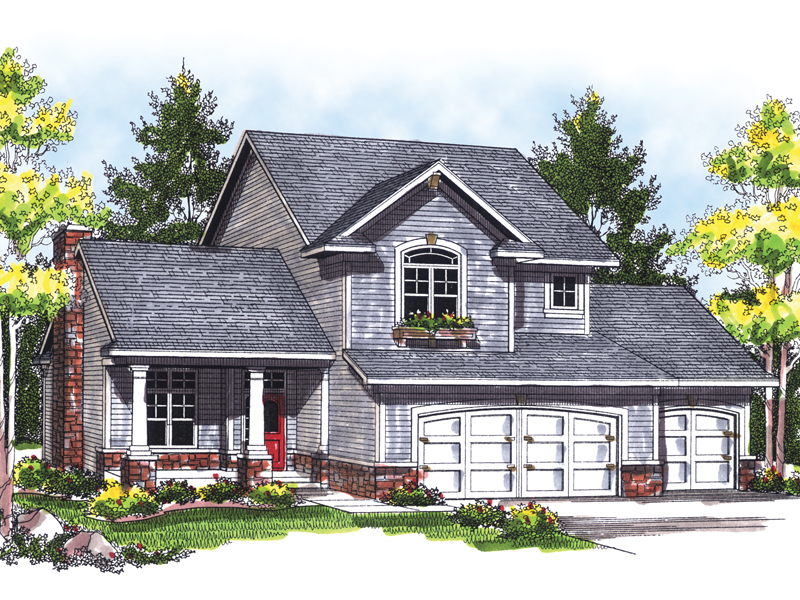 Felicia Falls Craftsman Home Plan 051D-0453 - Search House Plans and More