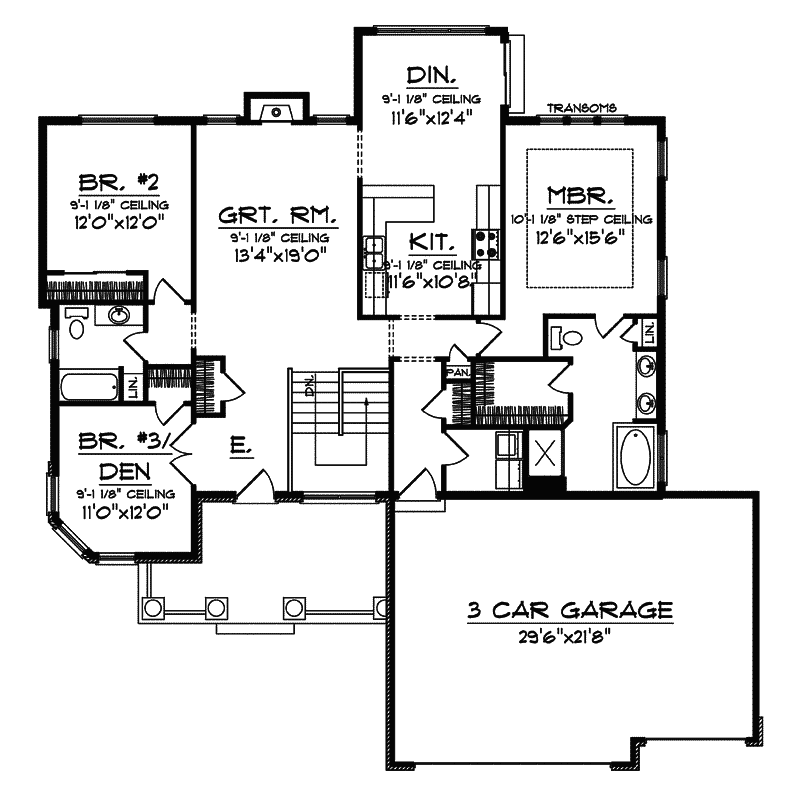 Oceano Park Traditional Home Plan 051D-0475 - Shop House Plans and More