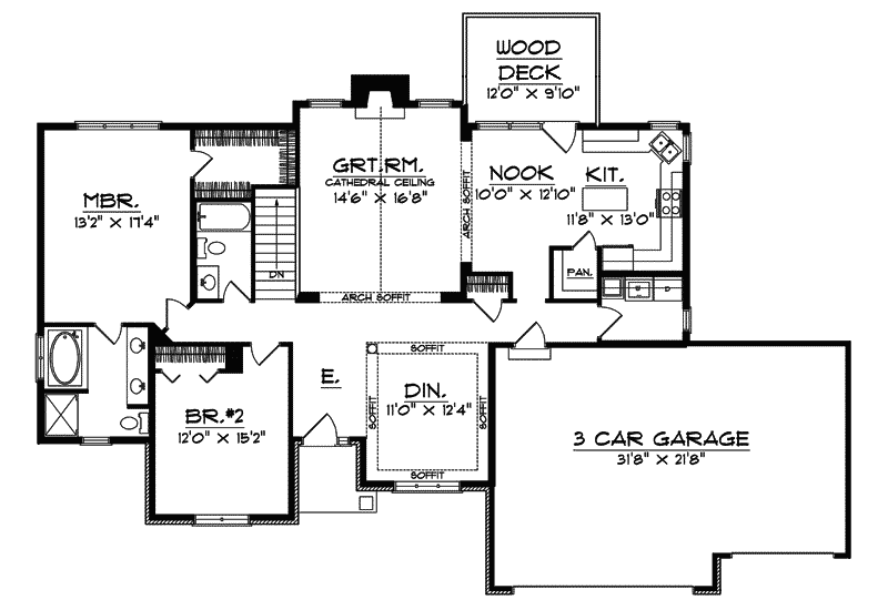 Delshire Forest Ranch Home Plan 051D-0484 - Search House Plans and More