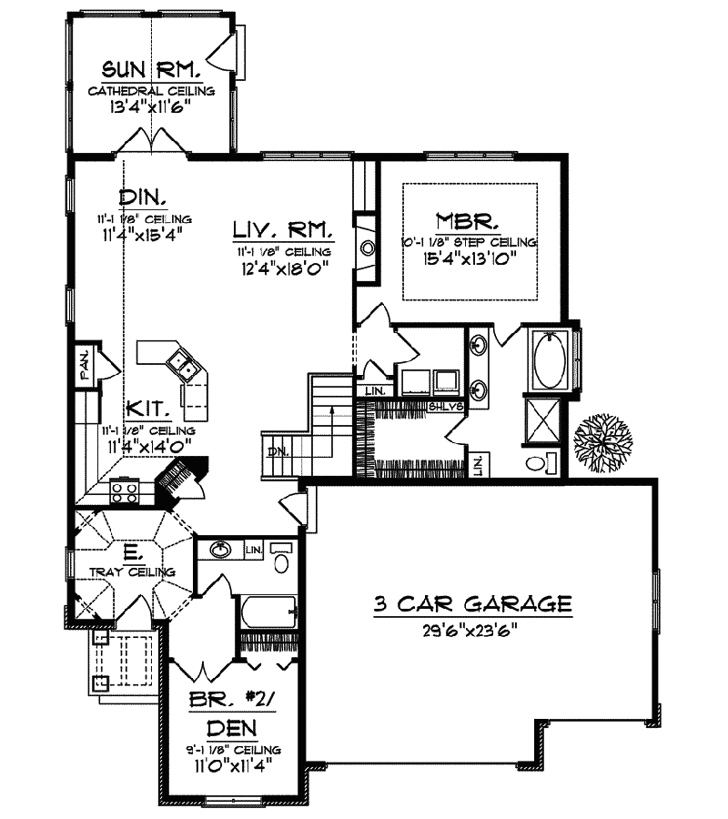 Seven Gables European Home Plan 051D-0516 - Shop House Plans and More