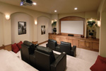 Sunbelt Home Plan Theater Room Photo 01 - Hamburg Hill Luxury Home 051D-0544 | House Plans and More