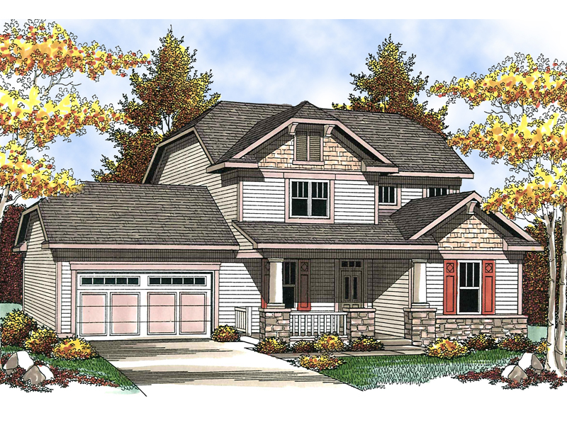 Belgrove Arts And Crafts Home Plan 051D-0557 - Search House Plans and More