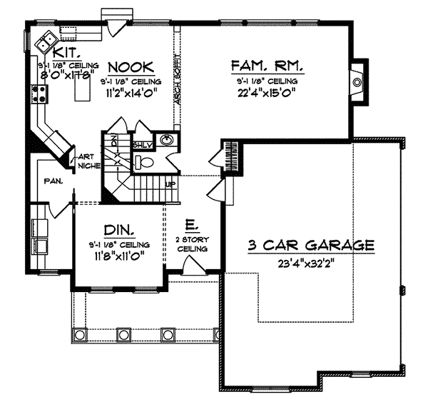 Griffith Traditional Home Plan 051D-0632 | House Plans and More