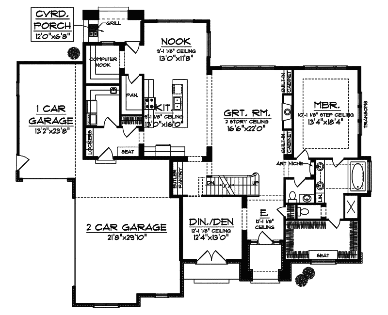 Kinderhook Craftsman Home Plan 051D-0635 - Search House Plans and More