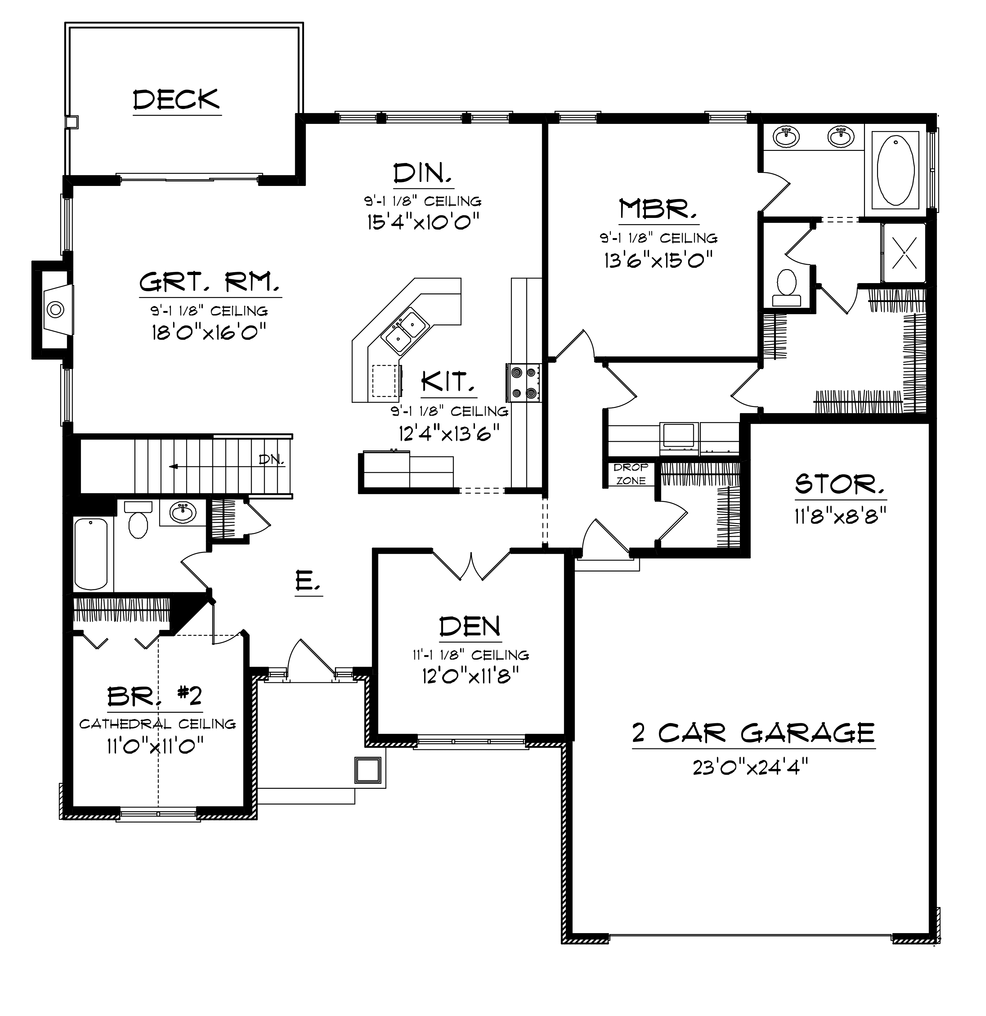 Alvena European Ranch Home Plan 051D-0677 - Search House Plans and More