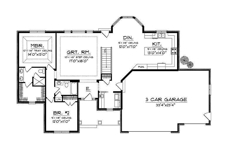 Jasper Sound Traditional Ranch Home Plan 051D-0692 - Search House Plans ...