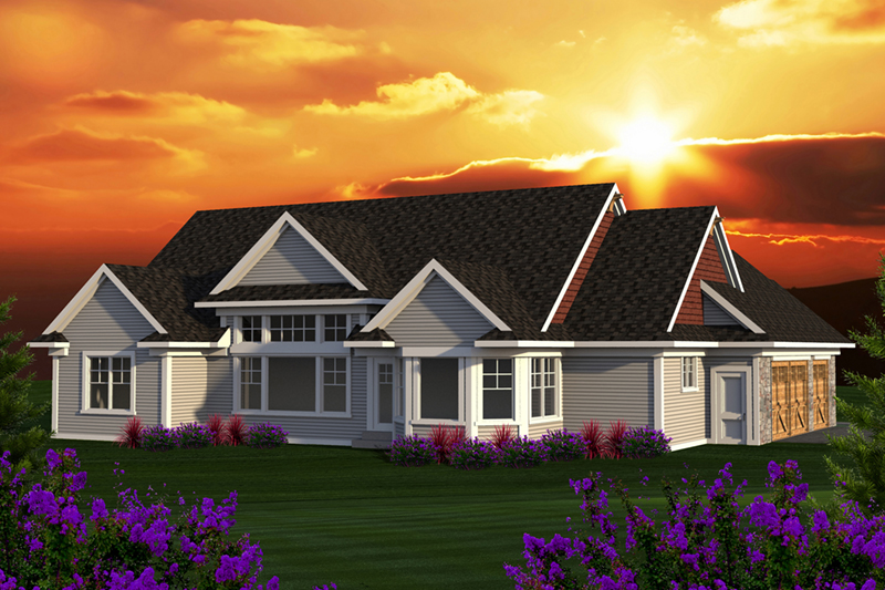 Westknoll Cove Ranch Home Plan 051D-0720 - Shop House Plans and More