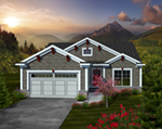 Ranch House Plan Front of House 051D-0736