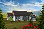 Country House Plan Rear Photo 01 - Watford Hill Rustic Home 051D-0738 - Shop House Plans and More
