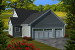 European House Plan Rear Photo 01 - Mill Place Tudor Home 051D-0739 - Shop House Plans and More