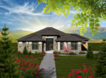 Contemporary House Plan Front of House 051D-0743