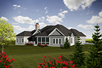 Traditional House Plan Rear Photo 01 - Emma Hill European Home 051D-0752 - Search House Plans and More