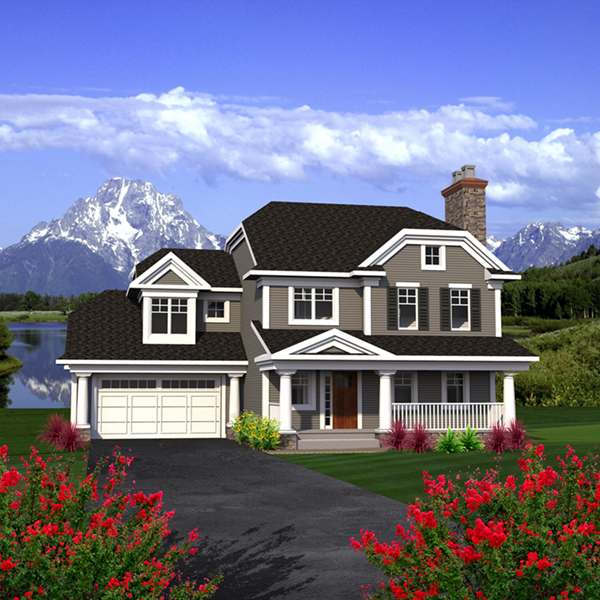 Howe Two-Story Country Home Plan 051D-0791 | House Plans and More