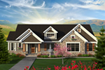 Country French House Plan Front of House 051D-0794