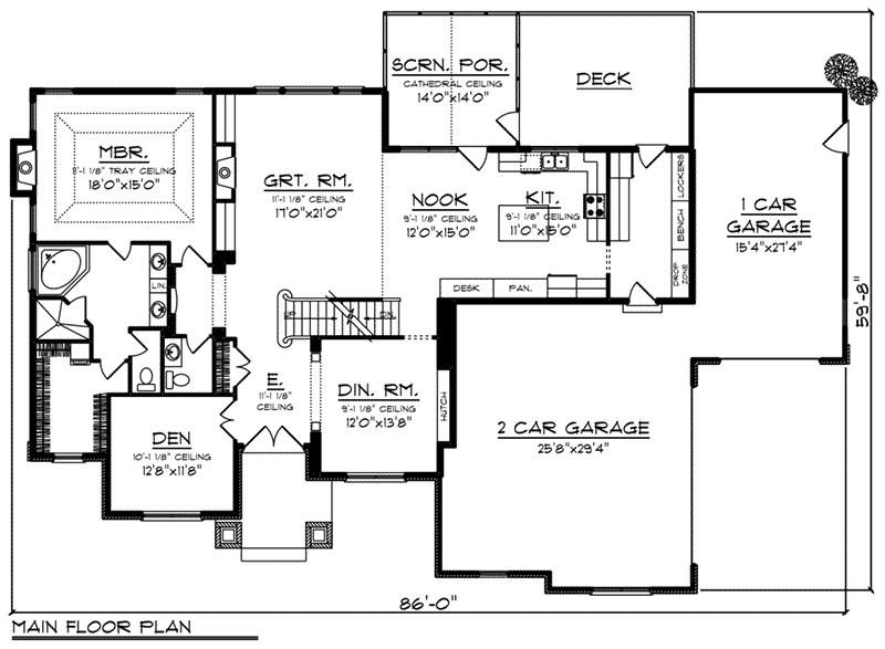 Newbury Craftsman Home Plan 051D-0843 - Shop House Plans and More