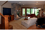 Ranch House Plan Family Room Photo 01 - Owen Point Craftsman Home 051D-0915 - Shop House Plans and More