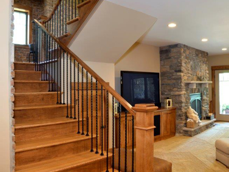 Ranch House Plan Stairs Photo 01 - Owen Point Craftsman Home 051D-0915 - Shop House Plans and More