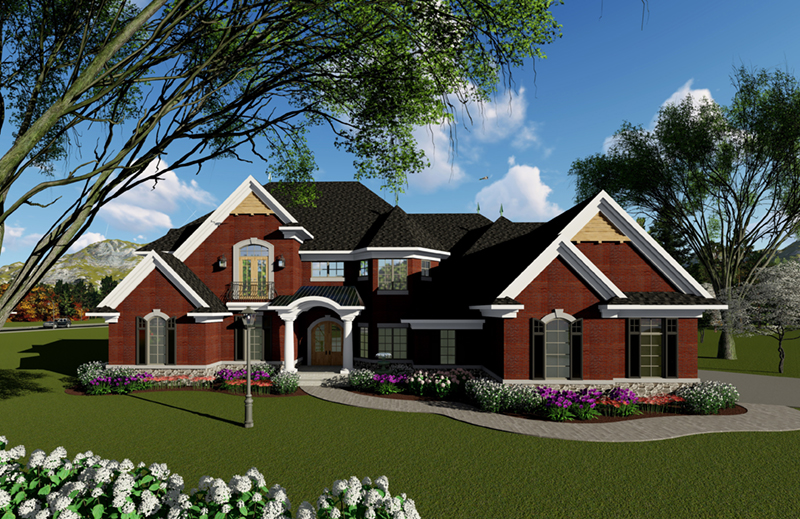 Front of Home - 051D-0940 - Shop House Plans and More