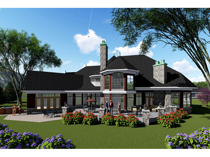 Rear Photo 01 - 051D-0940 - Shop House Plans and More