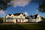 Arts & Crafts House Plan Front Image - Mulberry Lane Luxury Home 051D-0989 - Shop House Plans and More