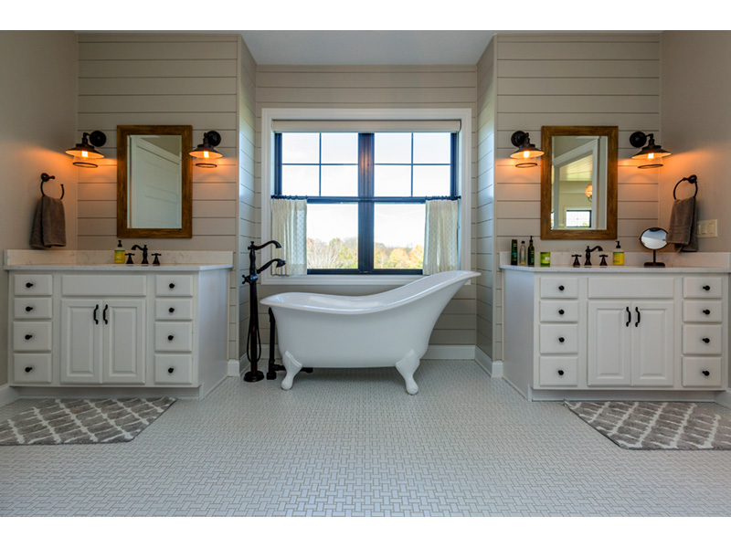 Arts & Crafts House Plan Master Bathroom Photo 01 - Mulberry Lane Luxury Home 051D-0989 - Shop House Plans and More