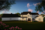 Arts & Crafts House Plan Rear Photo 01 - Mulberry Lane Luxury Home 051D-0989 - Shop House Plans and More